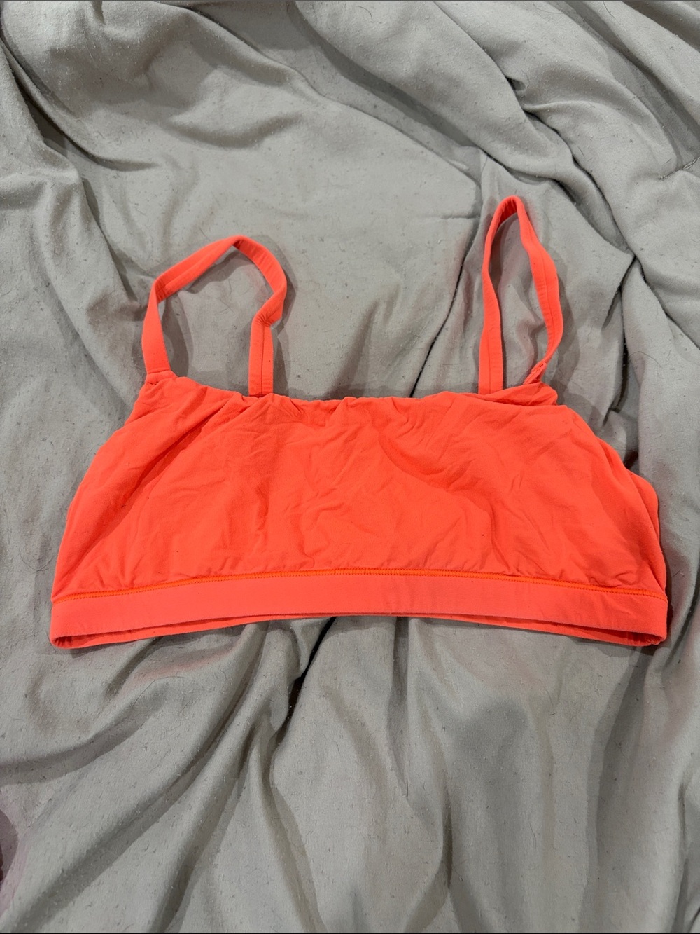 SKIMS Neon orange Bralette - Stretchy Soft Support